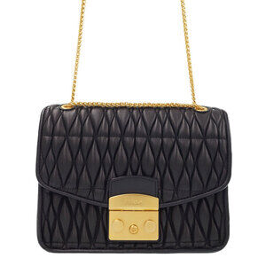 Furla Metropolis Quilted Chain Shoulder Bag